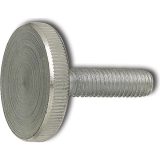 DIN 653 M 5x 20 verzinkt Rndelschraube flache Form