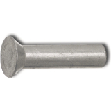 DIN 661 6x 20 Aluminium blank Senkniete
