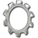 DIN6797A M 3 verzinkt Zahnscheibe aussengezahnt