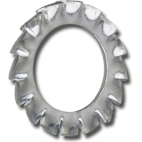 DIN6798A M 4 verzinkt Fcherscheibe aussengezahnt