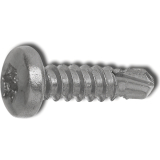 DIN7504M 3.5x 25 Torx10 Edelstahl A2 Linsen-Bohrschraube