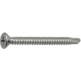 DIN7504O 3.9x 25 Phillips-KS Edelstahl A2 Senkkopf-Bohrschraube ~ISO15482