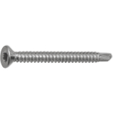 DIN7504O 3.9x 25 Torx15 Edelstahl A2 Senkkopf-Bohrschraube