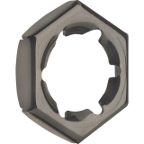 DIN7967 M12 feuerverzinkt Sicherungsmutter (Palmutter)