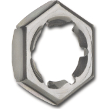 DIN7967 M16 verzinkt Sicherungsmutter (Palmutter)