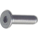 ISO10642 M 4x 6 Edelstahl A2 Senkschraube mit Innensechskant (~DIN7991)