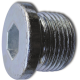 DIN 908 5.8 M12x1.5 verzinkt Verschlussschraube zylindrisches, metr.Feingewinde