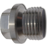 DIN 910 G 1/4\" Edelstahl A4 Verschlussschraube mit Rohrgewinde