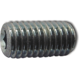 ISO4029/DIN916 45H M12x 20 blank Gewindestift mit Ringschneide und Innensechskt.