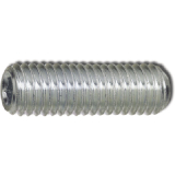 ISO4029/DIN916 45H M 6x 30 verzinkt Gewindestift mit Ringschneide und ISK