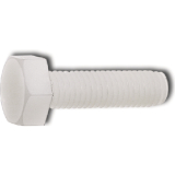 DIN34815 M 4x 10 PA 6.6 Polyamid natur Sechskantschraube (~DIN933)