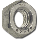 DIN 934 M10x1.25 Edelstahl A2 Feingewinde-Sechskantmutter