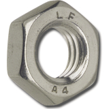 DIN 936 M12 Edelstahl A2 flache Sechskantmutter