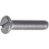 ~ISO2009 M 8x 12 Edelstahl A2 Senkschraube mit Schlitz (DIN 963A)