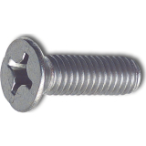 ~ISO7046-2 M 6x 8 Phillips Kreuzschlitz Edelstahl A4 Senkschraube (DIN 965A)