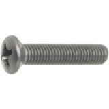 ~ISO7047 M 5x 40 Phillips KS Edelstahl A2 Linsensenkkopfschraube (DIN966A)