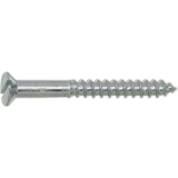 DIN 97 5.0 x 20 verzinkt Holzschraube Senkkopf mit Schlitz