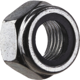DIN 985/ 8 M 8 verzinkt Sicherungsmutter niedrige Form mit Polyamideinlage