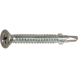 DIN7504 6.3x50 Phillips Kreuzschlitz verzinkt Flgelbohrschraube Senkkopf