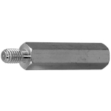 Distanzhalter M3x25 Innen-/Aussengewinde verzinkt-blau