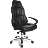 TOPSTAR Drehstuhl RS 1; Echtleder/Kunstleder schwarz