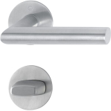 HOPPE Drckergt. AMSTERDAM - auf Ros. rund BB, TS35 - 45, Edelstahl matt