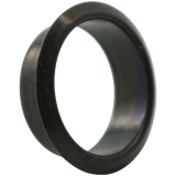 HEKNA Zylinderrosette extra,  16, 5 mm, Messing schwarz