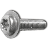 ecosyn-fix M 5x 8 Torx 25 Edelstahl A2 Flanschschraube fr Apparatebau