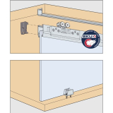 EKU CLIPO 36 G IS Beschlgegarnitur, 1 Tre