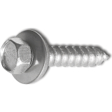 Fassadenbauschraube spitz 6.5x 32 Edelstahl A2 Neoprensch.  16 mm mit Zulassung