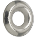 Fassonscheibe 3.9x10 Eisen vernickelt fr Senkschrauben
