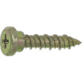 Fenstertrageschraube 6.0x 40 PH 2 verzinkt-gelb mit Gewindespitze