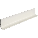 Griffmulde Aktor L-Profil horizontal, L 5000 mm, H 49 mm, Alu wei� RAL 9010