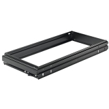 HETTICH SYSTEMA TOP 2000 Hngeregistratur-Rahmen, 2 x A4, KB 800 mm, schwarz