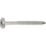 Holzbauschraube Tellerkopf 8.0x350 Teilgewinde Torx 40 Edelstahl A2 m. Zulassung