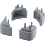 HETTICH SYSTEMA TOP 2000 Fuverlngerung fr Hngerahmen, schwarz