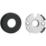 HEWI Drckerrosetten innen 305.23R - Polyamid, tiefschwarz