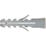 Industriedbel Nylon 8x40 grau in Beutel