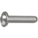 ISO7380-2 10.9 M 6x 8 verzinkt Linsenschraube mit Flansch und Innensechskant