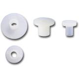 Isolierhlse M 4x9.5 Polyamid natur fr Beschlgemontage auf Glas