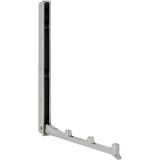 Klapphaken Came zum Einlassen - 3 Haken, Hhe 177 mm, ZN Edelstahl Effekt