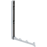 Klapphaken Came zum Einlassen - 3 Haken, Hhe 177 mm, ZN verchromt poliert