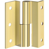 M�belband Kr�pfung D, links, 50x33 mm, Messing poliert