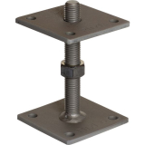 PITZL Pfostentr�ger Typ 11013.1300 ZiNiP beschichtet mit Gewindestange