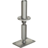 PITZL Pfostentr�ger Typ 10930.1600 ZiNiP beschichtet rechts/links