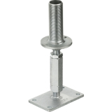 PITZL Pfostentr�ger Typ 10931.1100 ZiNiP beschichtet rechts/links