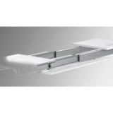 ALU 77 Ausziehtischfhrung EB 2000 mm, AZ 800 mm, Aluminium