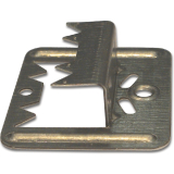 Profilholzkralle Nr. 4 extra stark Stahlband-verzinkt fr Nut/Feder-Montage