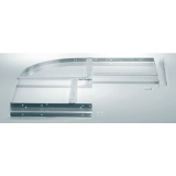 Oberbodenwinkel REVO 90, 841 x 25 x 841 mm, KB 900 x 900, Stahl verzinkt