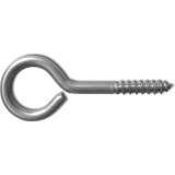 Ringschraube mit Holzgewinde 4.0x30 Edelstahl A2